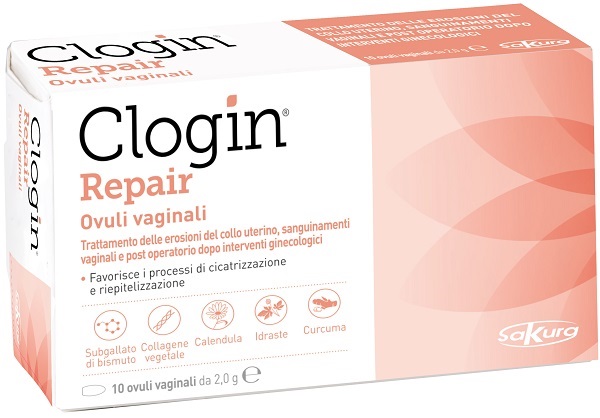 CLOGIN REPAIR 10 OVULI VAGINALI - Farmacia Murachelli Di Putelli dr. Giovanni