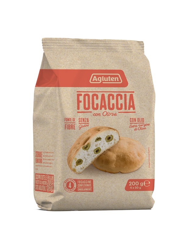 AGLUTEN FOCACCIA OLIVE 200 G - Farmacia Murachelli Di Putelli dr. Giovanni