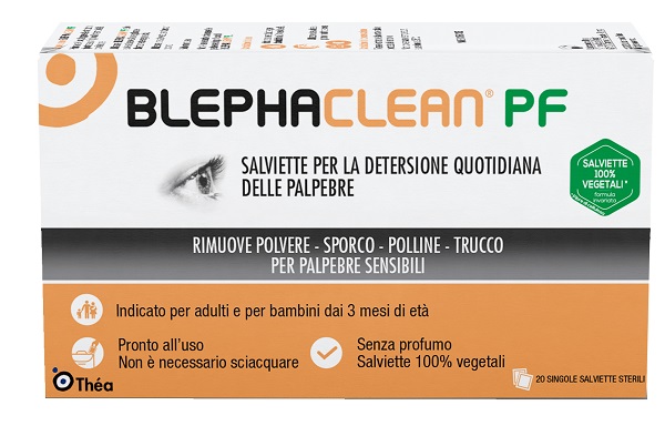 BLEPHACLEAN PF SALVIETTE DETERSIONE QUOTIDIANA PALPEBRE 20 PEZZI SENZA PROFUMO - Farmacia Murachelli Di Putelli dr. Giovanni
