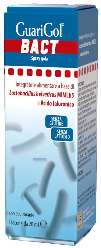 GUARIGOL BACT SPRAY 20 ML GUSTO FRAGOLA CON EDULCORANTE SENZA GLUTINE SENZA LATTOSIO - Farmacia Murachelli Di Putelli dr. Giovanni