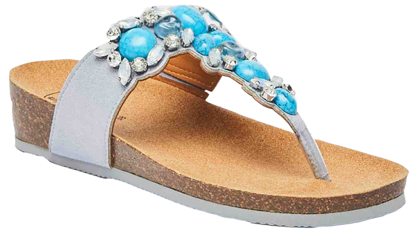CALZATURA PALAU FLIP-FLOP MICROFIBRE+STONES W LIGHT BLUE 38 - Farmacia Murachelli Di Putelli dr. Giovanni