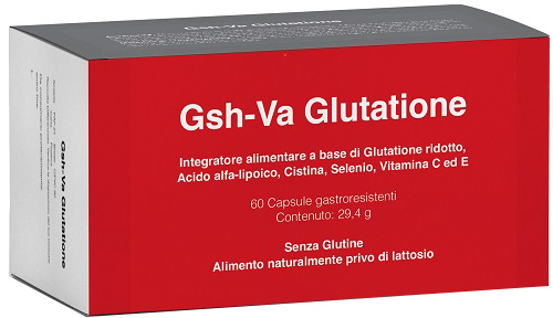 GSH-VA GLUTATIONE 60 CAPSULE ACIDO-RESISTENTI SENZA GLUTINE NATURALMENTE PRIVO DI LATTOSIO - Farmacia Murachelli Di Putelli dr. Giovanni