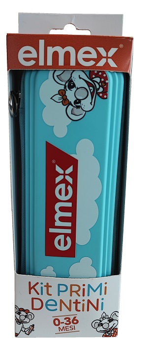 ELMEX KIT PRIMI DENTINI 0-36 MESI 1 ELMEX BIMBI DENTIFRICIO 50 ML + 1 ELMEX SPAZZOLINO BIMBI EDUCATIVO NEW 0-3 ANNI - Farmacia Murachelli Di Putelli dr. Giovanni