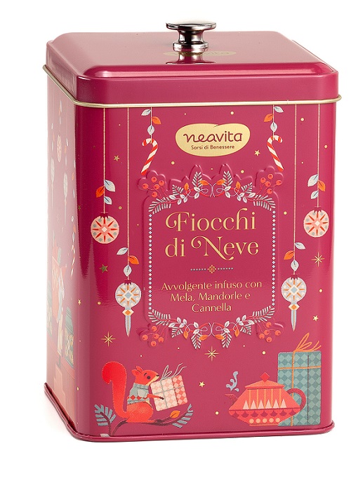 NEAVITA INFUSO FIOCCHI DI NEVE FILTROSCRIGNO IN BISCOTTIERA NATALE 15 FILTRI DA 3,5 G - Farmacia Murachelli Di Putelli dr. Giovanni