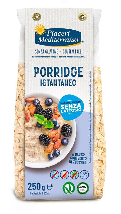 PIACERI MEDITERRANEI PORRIDGE 250 G - Farmacia Murachelli Di Putelli dr. Giovanni