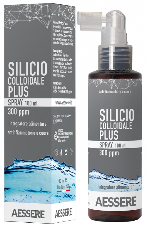 SILICIO COLLOIDALE PLUS SPRAY 300PPM 100 ML - Farmacia Murachelli Di Putelli dr. Giovanni
