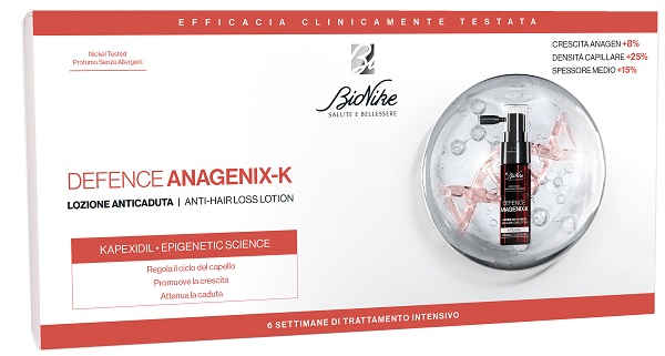 DEFENCE ANAGENIX K LOZIONE ANTI CADUTA 6 FLACONCINI 15 ML - Farmacia Murachelli Di Putelli dr. Giovanni