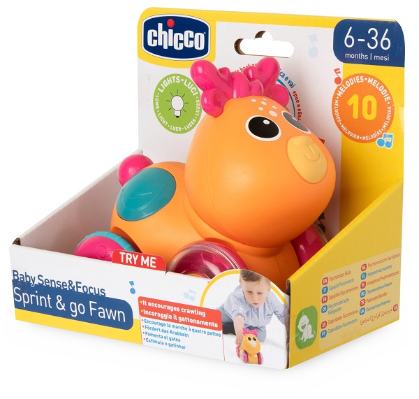 CHICCO GIOCO BABY SENSE&FOCUS CERBIATTO SPRINT&GO - Farmacia Murachelli Di Putelli dr. Giovanni