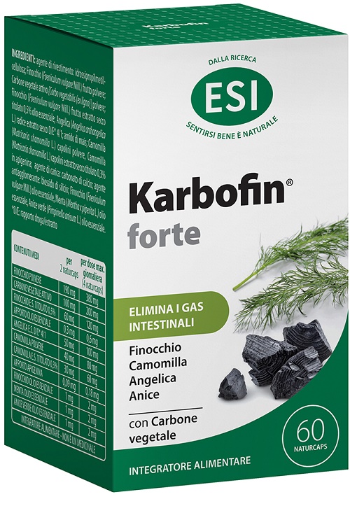 ESI KARBOFIN FORTE 60 NATURCAPS - Farmacia Murachelli Di Putelli dr. Giovanni