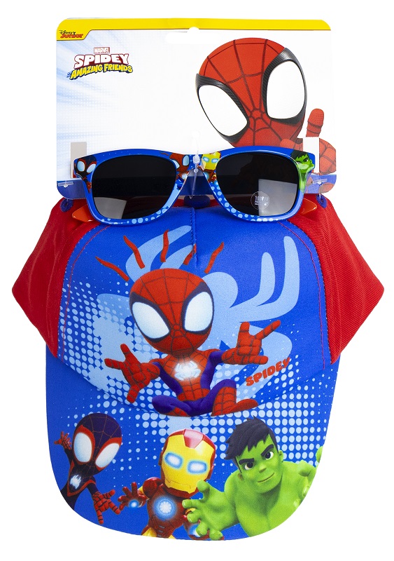 SPIDEY AND HIS AMAZING FRIENDS SET CAPPELLO/OCCHIALE DA SOLE 4 PERSONAGGI - Farmacia Murachelli Di Putelli dr. Giovanni
