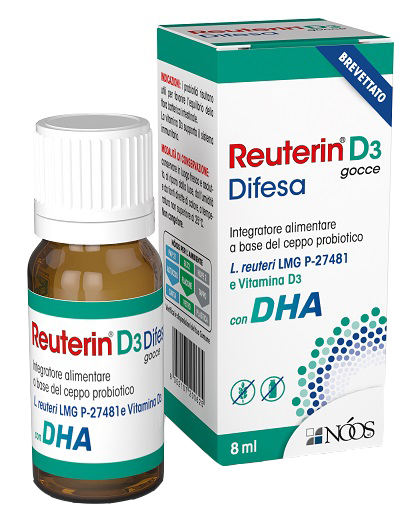 REUTERIN D3 DIFESA GOCCE CON DHA 8 ML - Farmacia Murachelli Di Putelli dr. Giovanni