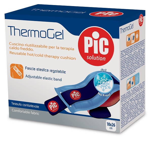CUSCINO THERMOGEL TERAPIA CALDO FREDDO 10X26 CM CON FASCIA ELASTICA ITC - Farmacia Murachelli Di Putelli dr. Giovanni