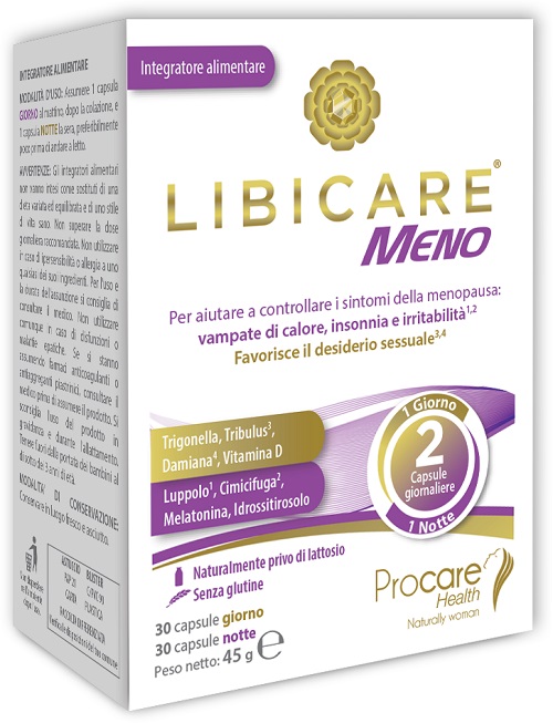 LIBICARE MENO 60 CAPSULE - Farmacia Murachelli Di Putelli dr. Giovanni