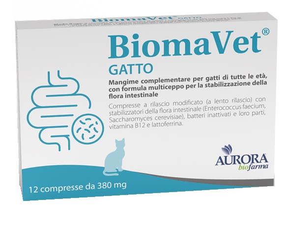 BIOMAVET GATTO 380MG 12 COMPRESSE - Farmacia Murachelli Di Putelli dr. Giovanni