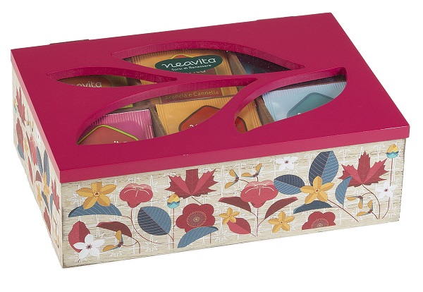 NEAVITA COFANETTO LEGNO BIO ROSA 30 FILTRI TISANE ASSORTITE - Farmacia Murachelli Di Putelli dr. Giovanni