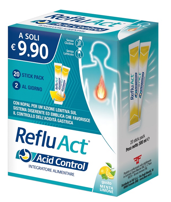 REFLU ACT ACID CONTROL 20 STICK - Farmacia Murachelli Di Putelli dr. Giovanni