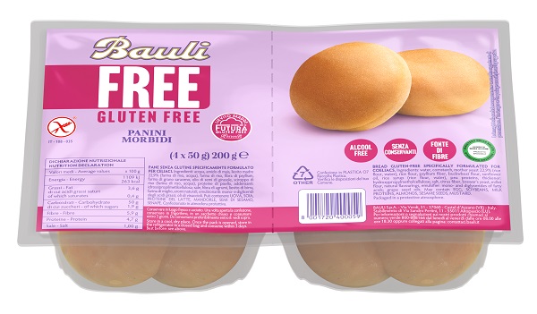 BAULI FREE PANINI MORBIDI 4 PEZZI DA 50 G - Farmacia Murachelli Di Putelli dr. Giovanni