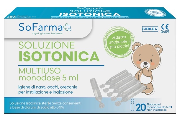 SOLUZIONE SALINA 0,9% 20 FLACONI 5 ML SOFARMAPIU' - Farmacia Murachelli Di Putelli dr. Giovanni
