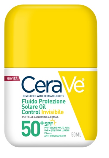 CERAVE FLUIDO PROTEZIONE SOLARE OIL CONTROL INVISIBILE SPF50+ 50 ML - Farmacia Murachelli Di Putelli dr. Giovanni