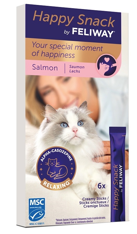 FELIWAY HAPPY SNACK SALMONE 6 STICK - Farmacia Murachelli Di Putelli dr. Giovanni