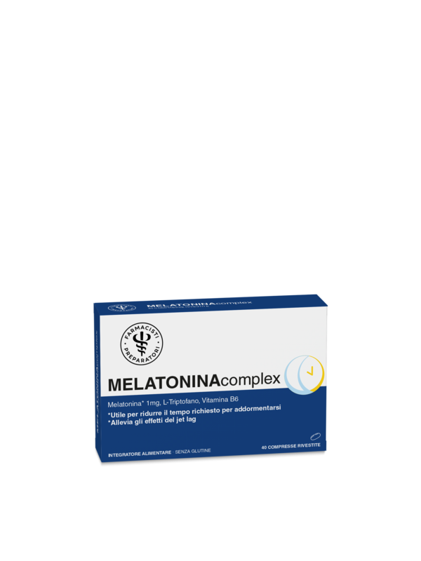 LFP MELATONINA COMPLEX 40 COMPRESSE RIVESTITE SENZA GLUTINE - Farmacia Murachelli Di Putelli dr. Giovanni