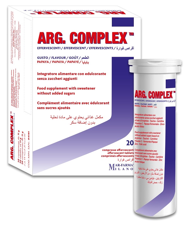 ARG COMPLEX 20 COMPRESSE EFFERVESCENTI - Farmacia Murachelli Di Putelli dr. Giovanni