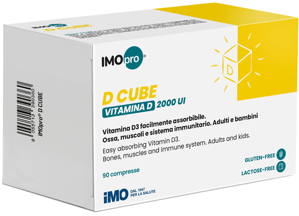 IMOPRO D CUBE 90 COMPRESSE 600 MG - Farmacia Murachelli Di Putelli dr. Giovanni