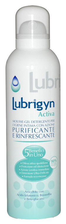 LUBRIGYN ACTIVA MOUSSE-GEL DETERGENTE 150 ML - Farmacia Murachelli Di Putelli dr. Giovanni