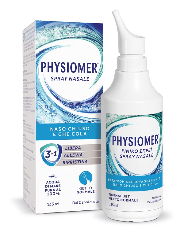 SPRAY NASALE PHYSIOMER GETTO NORMALE 135 ML - Farmacia Murachelli Di Putelli dr. Giovanni