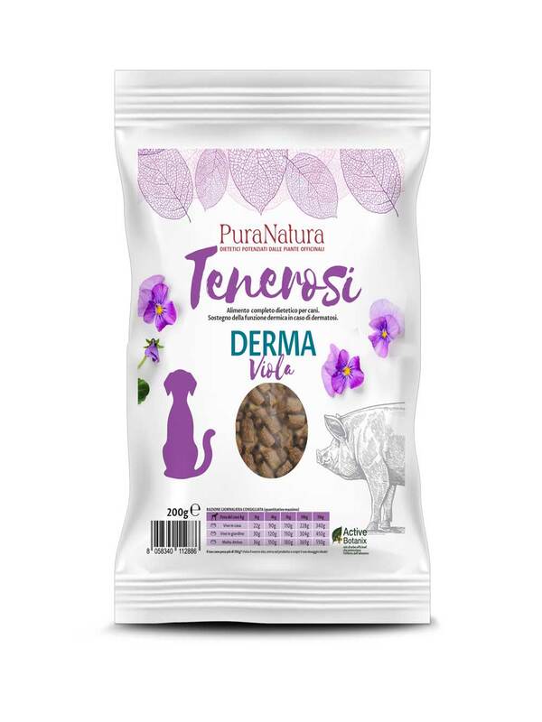PURA NATURA CANE TENEROSI DERMA VIOLA ADULT MAIALE 200 G - Farmacia Murachelli Di Putelli dr. Giovanni