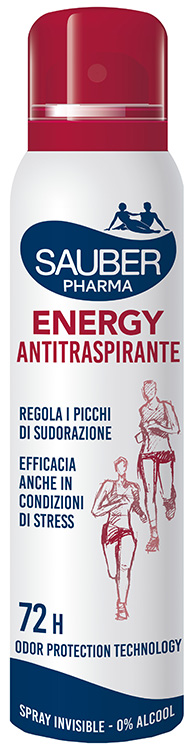 SAUBER DEO 72H ENERGY ANTITRASPIRANTE SPRAY 150 ML - Farmacia Murachelli Di Putelli dr. Giovanni