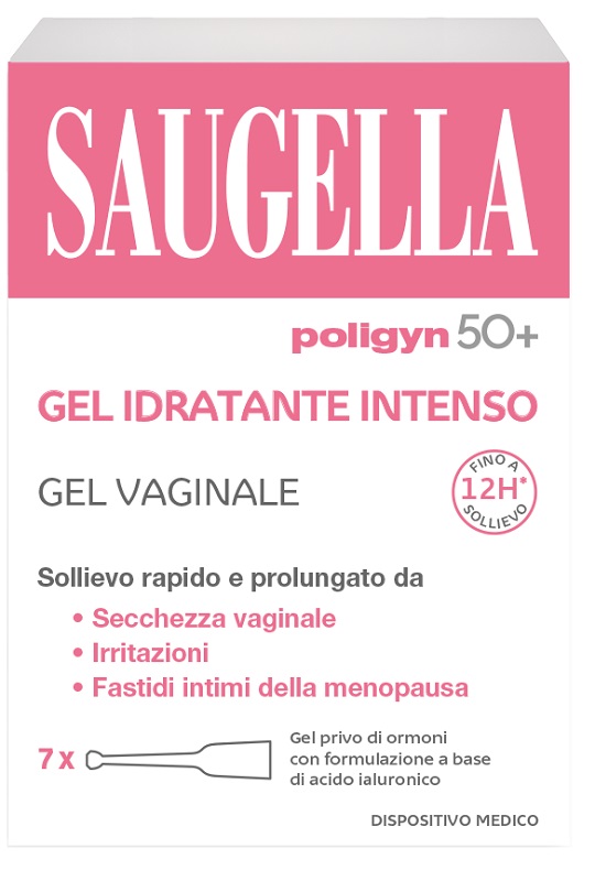 SAUGELLA POLIGYN 50+ GEL IDRATANTE INTENSO 7 TUBETTI MONODOSE DA 4 ML - Farmacia Murachelli Di Putelli dr. Giovanni
