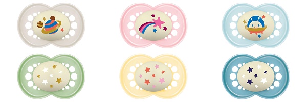 MAM SUCCHIETTO ORIGINAL NIGHT 6+ MESI SILICONE 2 PEZZI - Farmacia Murachelli Di Putelli dr. Giovanni
