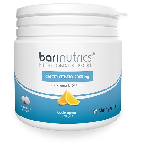 BARINUTRICS CALCIO CITRATO ARANCIA LIMONE ITA 90 COMPRESSE - Farmacia Murachelli Di Putelli dr. Giovanni
