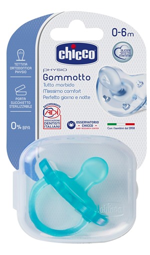 CHICCO GOMMOTTO IN SILICONE BOY 0-6 MESI 1 PEZZO - Farmacia Murachelli Di Putelli dr. Giovanni