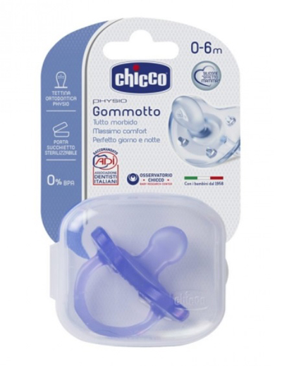 CHICCO GOMMOTTO IN SILICONE COLOR 0-6 MESI 1 PEZZO - Farmacia Murachelli Di Putelli dr. Giovanni