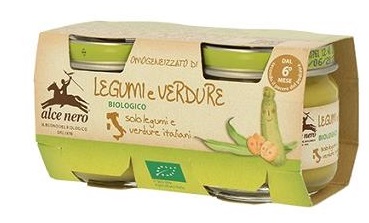 OMOGENEIZZATO LEGUMI E VERDURE BABY FOOD BIO 2 X 80 G - Farmacia Murachelli Di Putelli dr. Giovanni