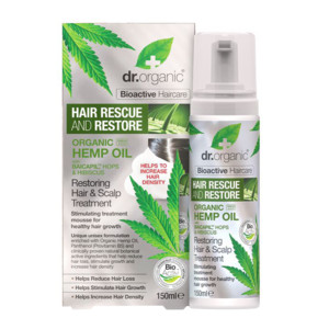 DR ORGANIC HEMP OIL OLIO DI CANAPA HAIR SCALP TREATMENT MOUSSE CAPELLI RISTRUTTURANTE 150 ML - Farmacia Murachelli Di Putelli dr. Giovanni