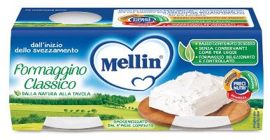 MELLIN BABY FORMAGGINO CLASSICO 4 X 80 G - Farmacia Murachelli Di Putelli dr. Giovanni