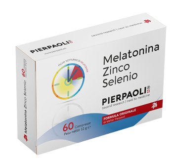 MELATONINA ZINCO SELENIO PIERPAOLI 60 COMPRESSE - Farmacia Murachelli Di Putelli dr. Giovanni