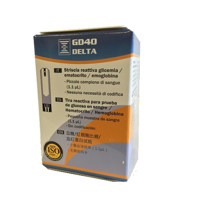 STRISCE MISURAZIONE GLICEMIA BRUNO GD40 DELTA 25 PEZZI - Farmacia Murachelli Di Putelli dr. Giovanni
