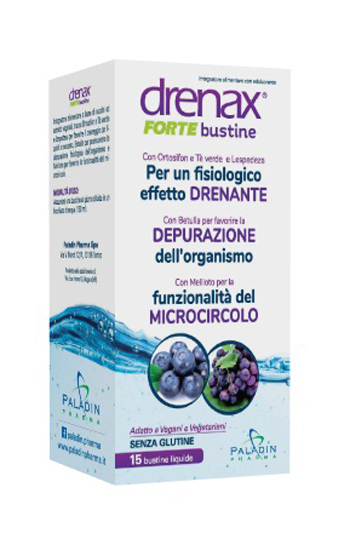 DRENAX FORTE MIRTILLO E UVA 15 BUSTINE - Farmacia Murachelli Di Putelli dr. Giovanni