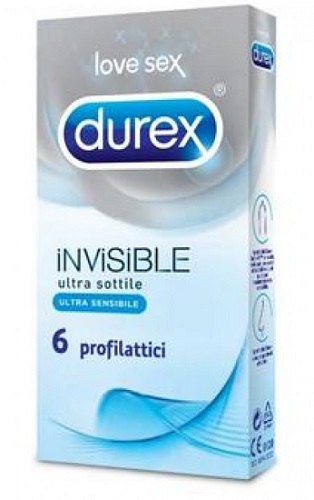 DUREX INVISIBLE PROFILATTICO 6 PEZZI - Farmacia Murachelli Di Putelli dr. Giovanni