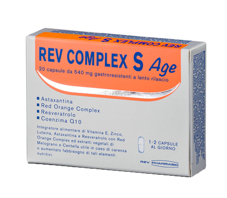 REV COMPLEX S AGE 20 CAPSULE - Farmacia Murachelli Di Putelli dr. Giovanni