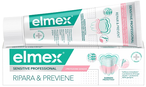 DENTIFRICIO ELMEX SENSITIVE RIPARA & PREVIENE 75 ML - Farmacia Murachelli Di Putelli dr. Giovanni