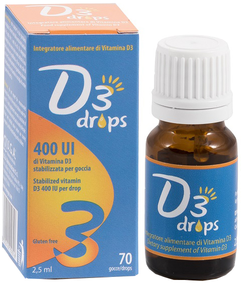 D3 DROPS 400 UI FLACONCINO 2,5 ML - Farmacia Murachelli Di Putelli dr. Giovanni