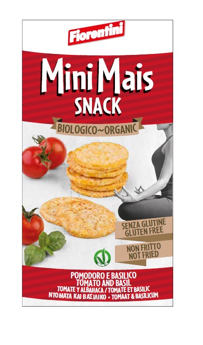 BIO MINI MAIS SNACK AL POMODORO E BASILICO 50 G - Farmacia Murachelli Di Putelli dr. Giovanni