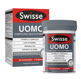 SWISSE MULTIVITAMINICO UOMO 30 COMPRESSE - Farmacia Murachelli Di Putelli dr. Giovanni