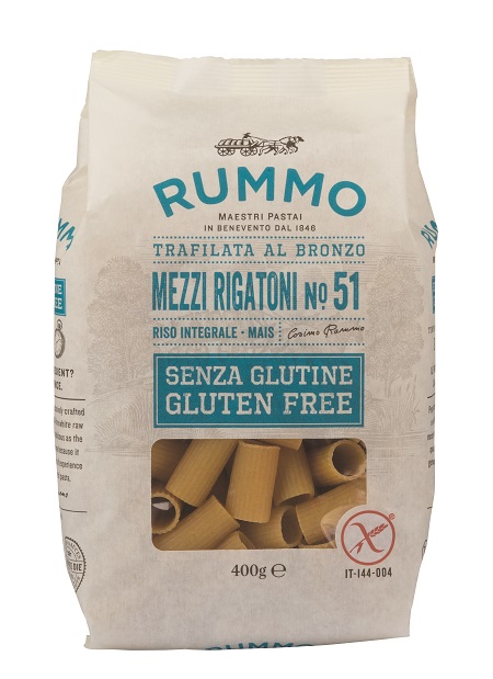 RUMMO MEZZI RIGATONI N51 DI RISO INTEGRALE E MAIS 400 G - Farmacia Murachelli Di Putelli dr. Giovanni