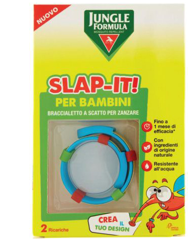 JUNGLE FORMULA SLAP-IT BRACCIALETTO ANTI-ZANZARE PER BAMBINI+ 2 RICARICHE - Farmacia Murachelli Di Putelli dr. Giovanni